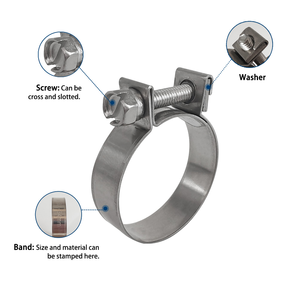Mini hose clamp diagram