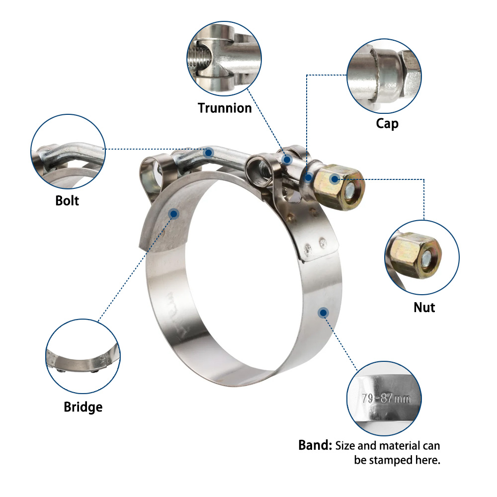T bolt hose clamp diagram