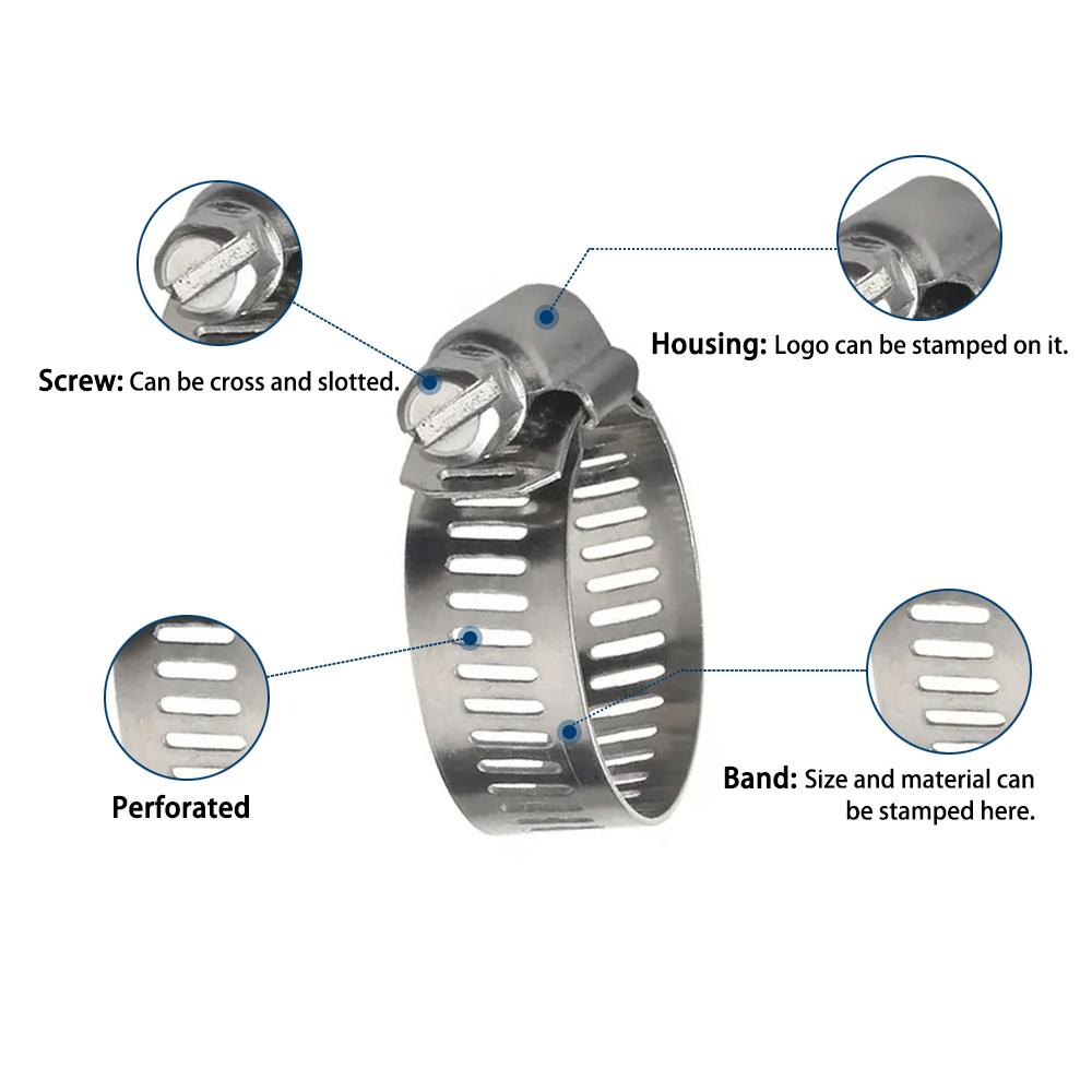 8mm worm gear hose clamp diagram