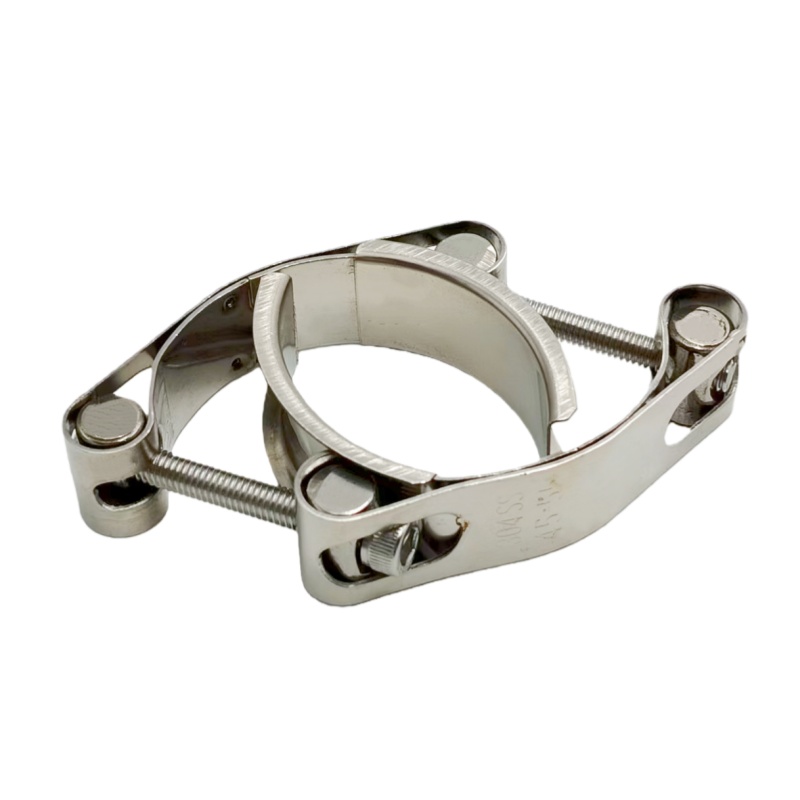double bolt strong heavy duty hose clamp-1-2