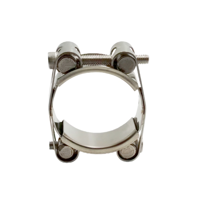 double bolt strong heavy duty hose clamp-1-4
